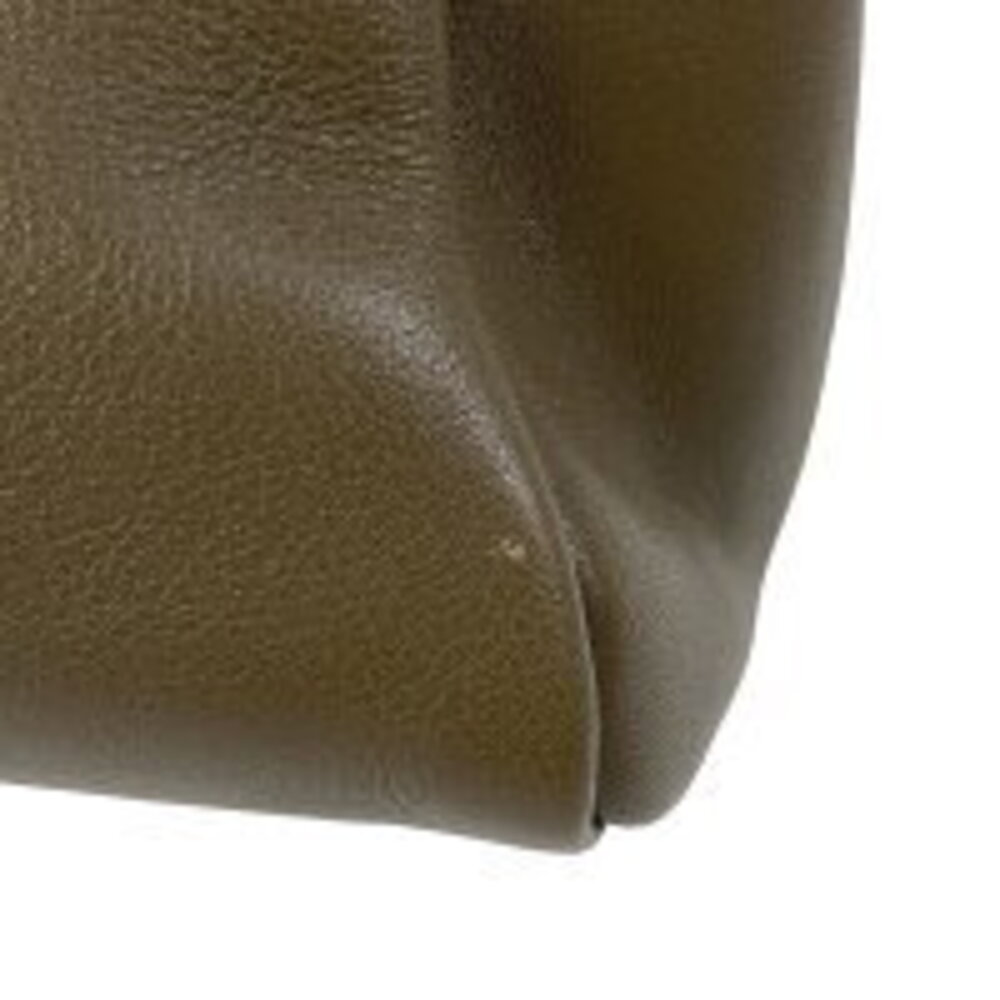 Fendi Peekaboo Beaded Shoulder Bag Brown Leather - Picture 5 of 6